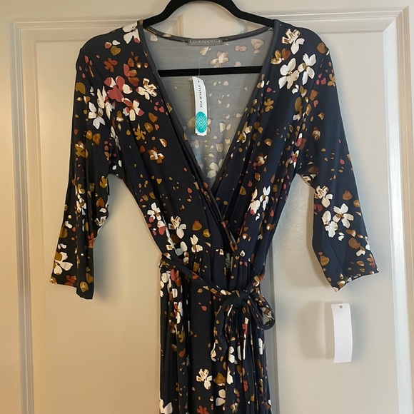 Loveappella Dresses | Stitchfix-Loveappella Lucinda Knit Midi Dress | Color: Blue | Size: M | Pm-16340972's Closet